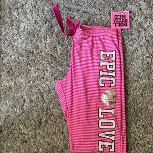 Striped pajamas pants